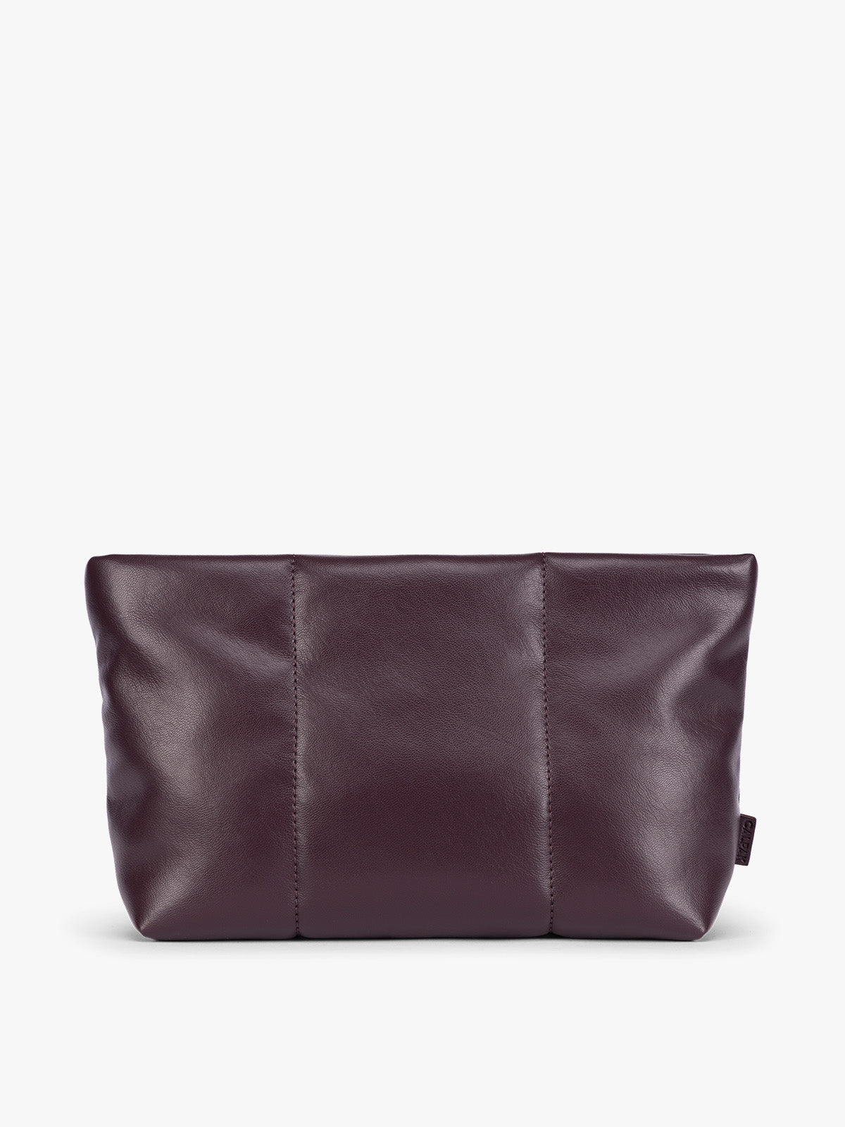 Luka 2 Quart Zip Pouch in Vegan Leather