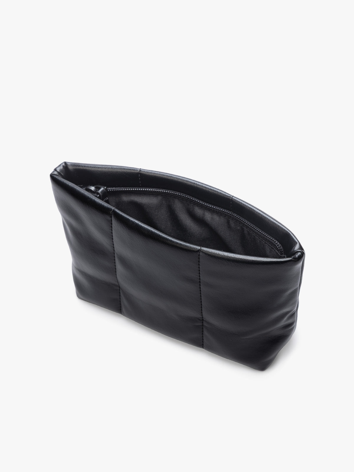 Luka 1 Quart Zip Pouch in Vegan Leather