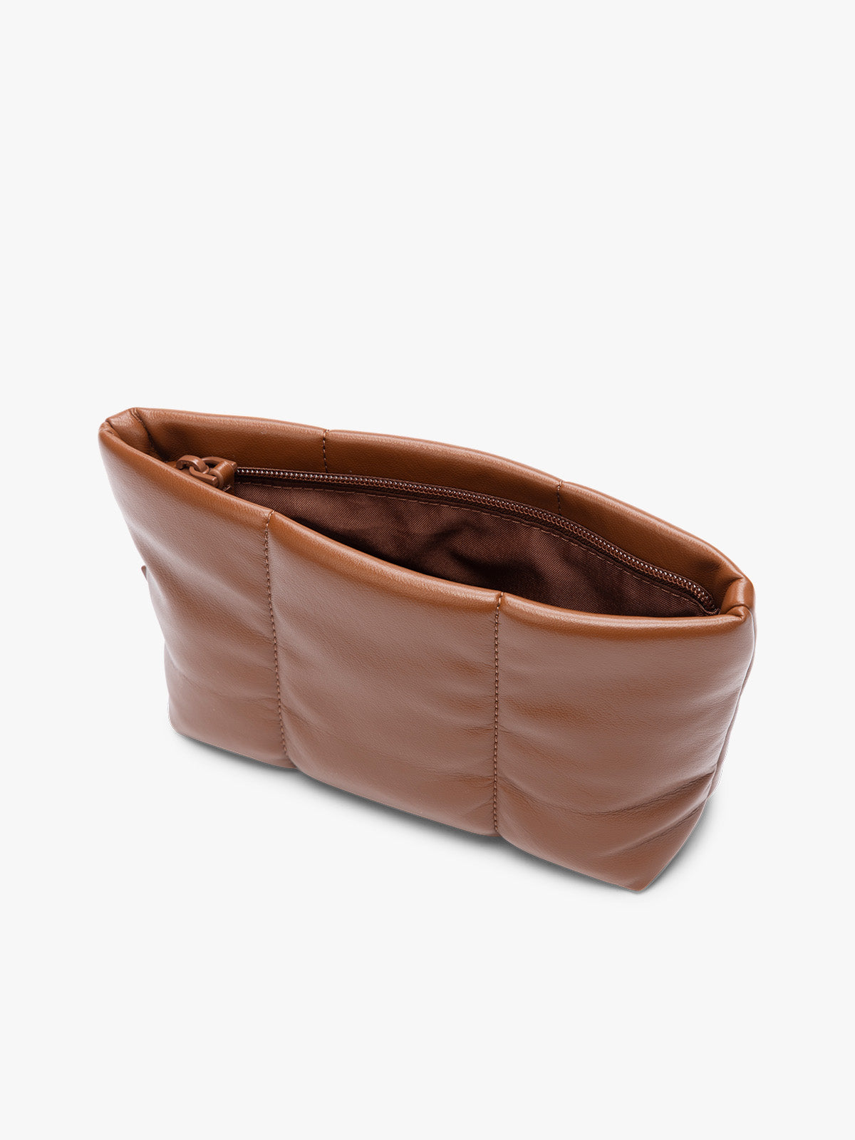 Luka 1 Quart Zip Pouch in Vegan Leather