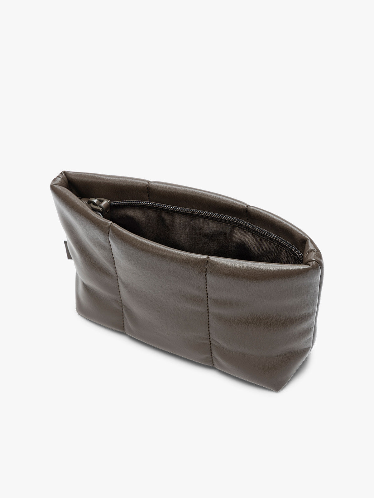 Luka 1 Quart Zip Pouch in Vegan Leather
